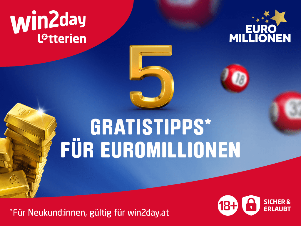 5 Gratistipps für EuroMillionen!