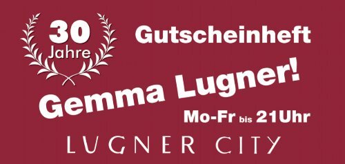 Lugner City Gutscheinheft 2020
